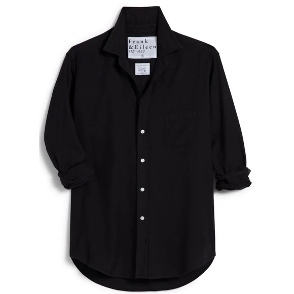 Frank & Eileen Mackenzie Black Flannel Shirt - Picture 3 of 6